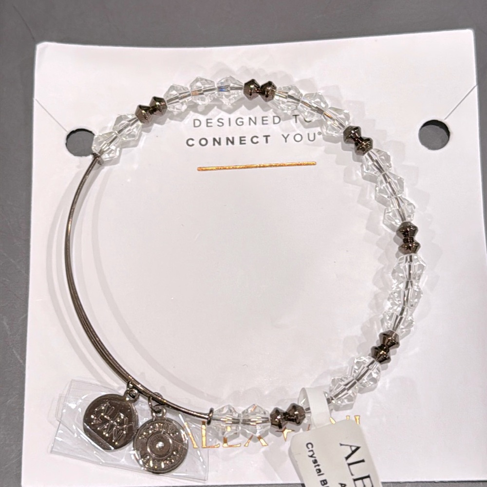 Alex and Ani Crystal Bicone Beaded Bangle